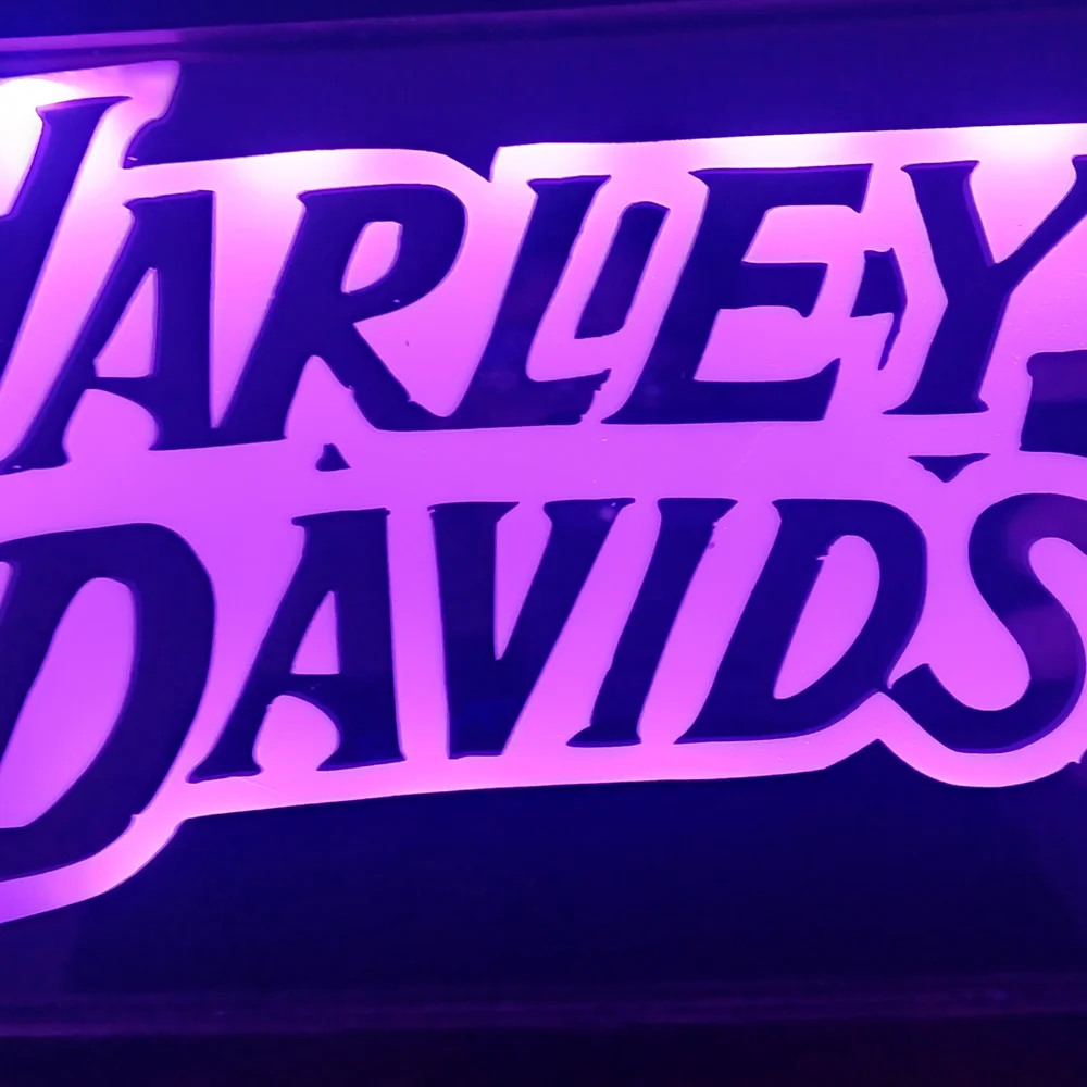CHarley-Davidson LED Wall Mirror